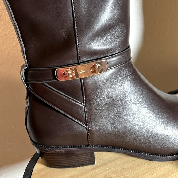 Coach Caroline semi matte calf size 11 boots - Picture 7 of 16